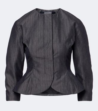 Jacquemus Palmier cotton and mohair-blend jacket