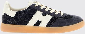 Hogan Sneakers Cool in pelle e suede con logo H e suola in gomma