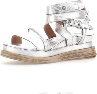 A.S.98 Womens Labo Sandal In Silver
