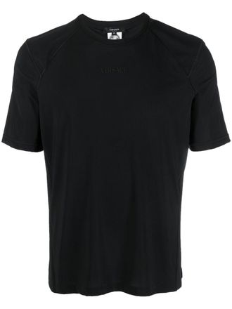 Versace T-shirt met logoprint - Zwart