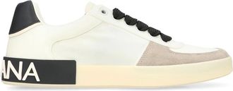 Dolce & Gabbana Portofino Low-top Sneakers - Heren - Sneakers - Veelkleurig - 41 1/2 EU - Leer - Schoenen