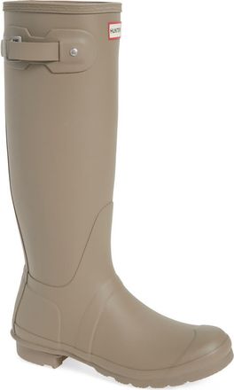 Hunter Original Tall Waterproof Rain Boot in Medium Natural 101 at Nordstrom, Size 11