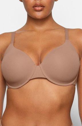 SKIMS Fits Everybody T-Shirt Bra in Sienna at Nordstrom, Size 32C