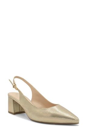 Paradox London Imelda Slingback Pointed Toe Pump in Champagne at Nordstrom, Size 6.5
