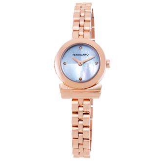 Ferragamo Gancini Quartz Blue Dial Ladies Watch SFKK02524