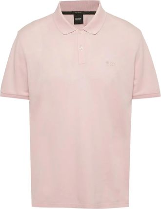 BOSS Polo Pallas con ricamo - Rosa