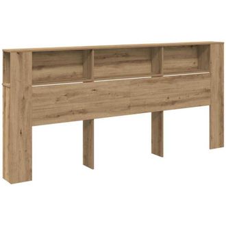 vidaXL Cabecero Artisanal De Roble 220x18,5x104,5 Cm Vidaxl