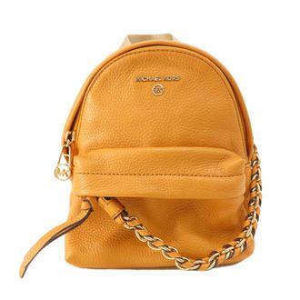 Michael Kors Orange Leather Backpack (Pre-Owned)