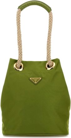 Prada Green Mariner Bucket Bag