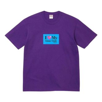 SUPREME SS26 Alone Time T-Shirt Purple SUP-SS26-163-PUR