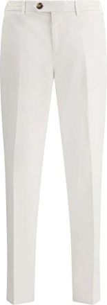 Brunello Cucinelli Heren, Broeken, Wit, Maat: XL Katoen