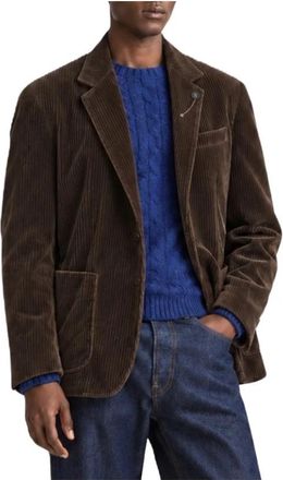 Santaniello Giacca - Heren - Blazers - Bruin - 2XL - Katoen - Jassen