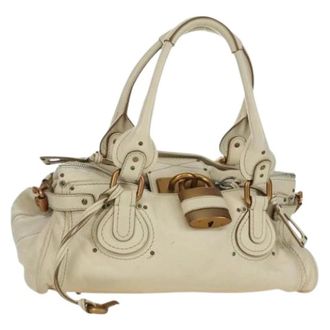 Chlo&eacute; Pre-owned Handbags, female, Beige, Size: ONE SIZE Pre-owned Hand Bag