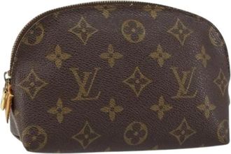 Louis Vuitton Pre-owned Clutches, female, Brown, Size: ONE SIZE Pre-owned Vintage Canvas Clutch