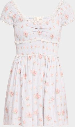 LoveShackFancy Siona Mini Dress