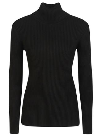 P.A.R.O.S.H. Rilla Ribbed Viscose Turtleneck Sweater
