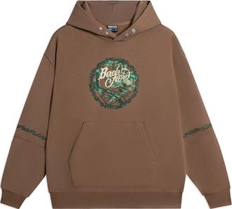 Li-Ning BadFive Graphic Hoodie Brown AWDS643-2