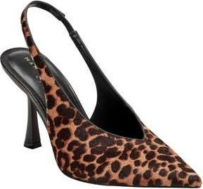 Marc Fisher Esther Slingback Pointed Toe Pump in Medium Natural at Nordstrom Rack, Size 6.5