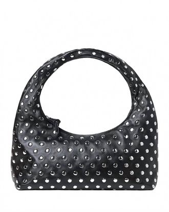 Loeffler Randall Womens Mini Willow Bag In Black Silver