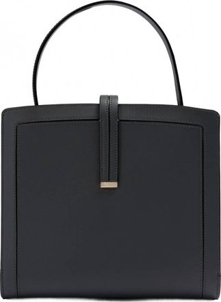 Giada Womens Leather Shoulder Bag In Anthracite