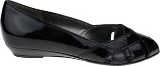 Gabor Zwarte lakleren pumps - Dames - Ballerinas - Zwart - 37 EU - Leer - Schoenen