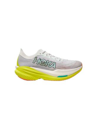 Hoka One One Mens Mach X 2 Shoe In Frost Citrus
