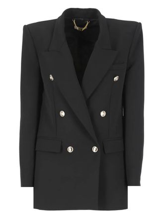 Elisabetta Franchi crepe blazer - Black