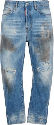 Dsquared2 Gerafelde broek - Blauw