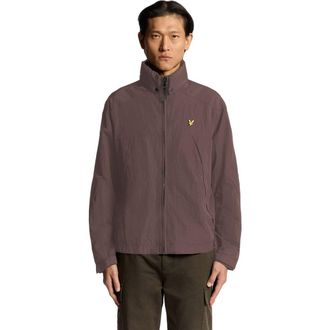 Lyle & Scott Long Sleeve Fold Away Hood Jacket in Espresso at Nordstrom, Size Xx-Large