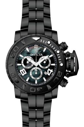 Invicta Jason Taylor 51321 Herenhorloge - Quartz Uurwerk - Roestvrij Staal met Parel Wijzerplaat - 58 mm