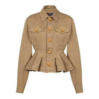 Balmain Mujer, Chaquetas, Beige, Talla: XS