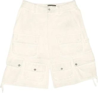 Untitled Artworks Cargo Shorts - Heren - Korte Broeken - Beige - XL - Katoen - Korte Broeken