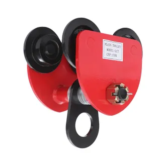 OEM Carro De Viga, Capacidad De 1000 Kg, Ancho Ajustable, Rojo, 1 Tonelada