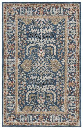 Safavieh Alfombra lana azul oscuro/multicolore 183 x 274 cm