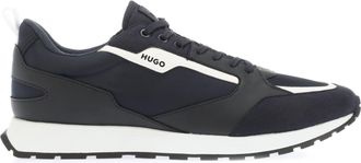 HUGO BOSS Hugo Mens Icelin Running Shoes in Dark Blue - Size UK 12
