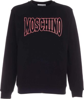 Moschino Upgrade je Casual Garderobe met deze Sweatshirt - Heren - Sweatshirts - Zwart - XL - Katoen - Hoodies & sweatvesten
