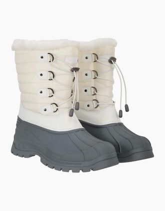 Mountain Warehouse Womens Mountain Warehouse Womens/Ladies Whistler Adaptive Snow Boots - White - Size: 6