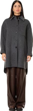 Isabelle Blanche Cappotto di Lana - - Coats - Donna - Grigio - S