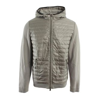 Woolrich Allen Hybrid - Heren - Zomerjassen - Grijs - XL - Katoen - Jassen