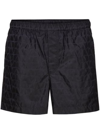 Valentino Garavani Toile Iconographe swim shorts - Blue
