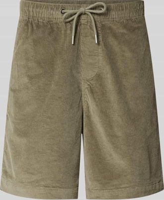 Selected Regular Fit Sweatshorts aus Baumwoll-Mix in Hellgruen, Gr&ouml;&szlig;e XXL