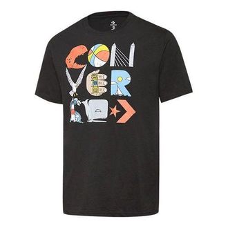 Converse WRECKING Crew ART Tee Black 10018385-A03