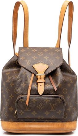 Louis Vuitton Brown Pvc Leather Backpack (Pre-Owned)
