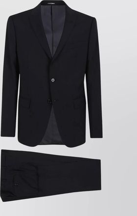 Emporio Armani virgin wool single-breasted suit