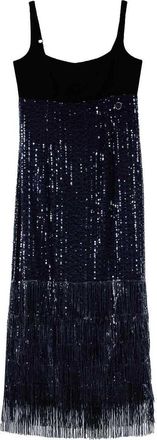 Karl Lagerfeld Sequins Fringe Dress