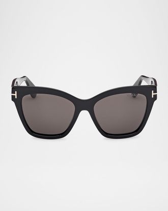 Tom Ford Elvira Cat Eye Acetate Sunglasses