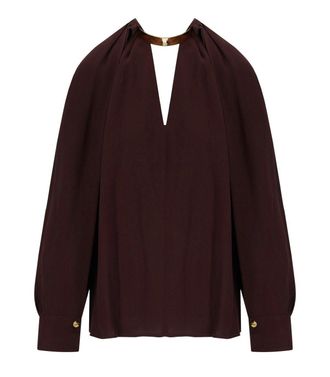 Elisabetta Franchi BLUSA GIOIELLO CACAO ELISABETTA FRANCHI