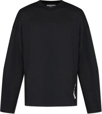 Jil Sander Long Sleeve T-Shirt - Heren - Longsleeves - Zwart - M - Katoen - Tops