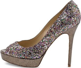 Jimmy Choo London 130mm leather pumps - Brown