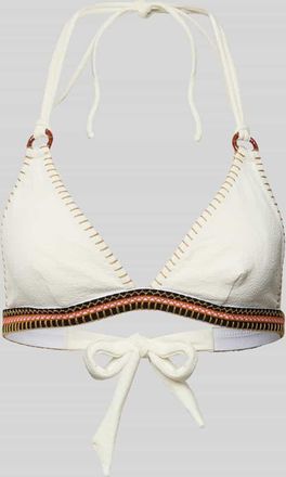 Banana Moon Banana Moon Bikini-Oberteil mit Schn&uuml;rung Modell WAKO SANTANY in Offwhite, Gr&ouml;&szlig;e XXL